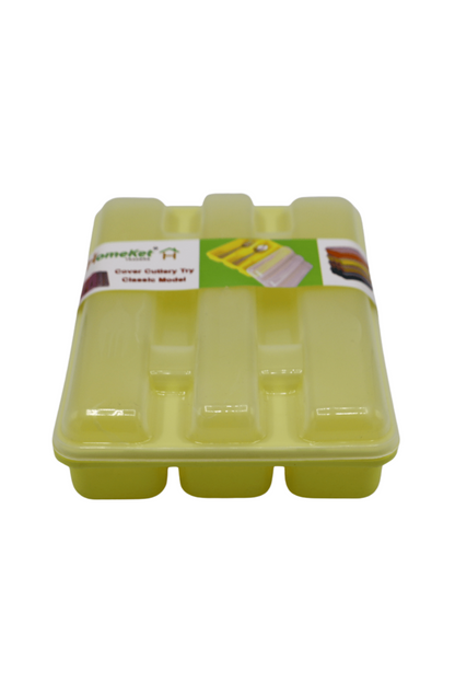 homeket plastic spoon box & lid 3sec pak