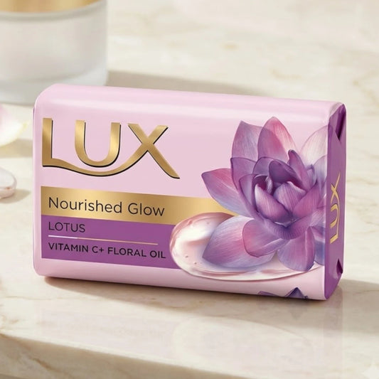 lux soap nourished glow 163g